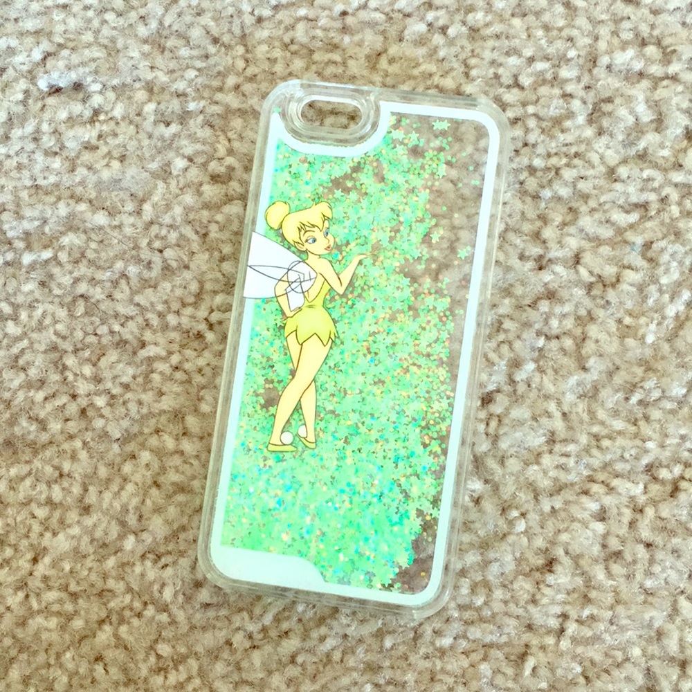 Tinkerbell glitter iPhone 6/6s case
